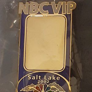 Salt Lake City Winter Olympics 2002 NBC VIP Pin
